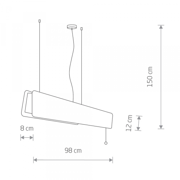Подвесной светильник Nowodvorski Oslo Led 90 7522