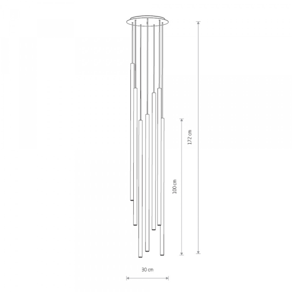 Потолочная люстра Nowodvorski Laser 1000 7668