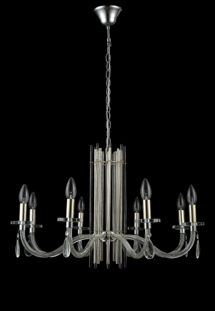 Crystal Lux AURELIO SP8 GOLD+CHROME/TRANSPARENT