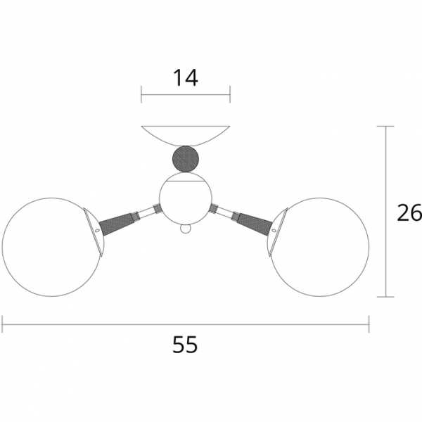 Потолочная люстра Arte Lamp Boston A4485PL-5BK