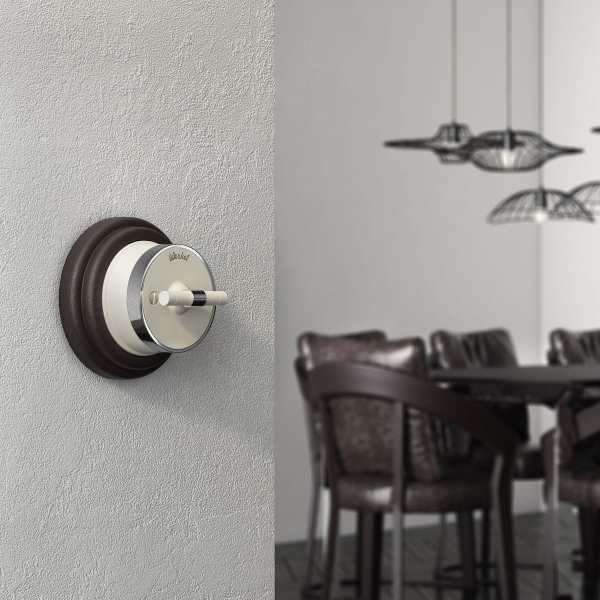 Выключатель на 4 положения двухклавишный Werkel Vintage 4690389183201 W5822055