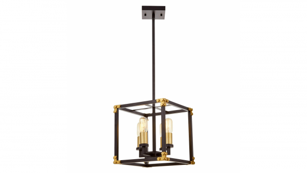 Подвесная люстра Lumina Deco Waldorf LDP 1140-4 BK+MD