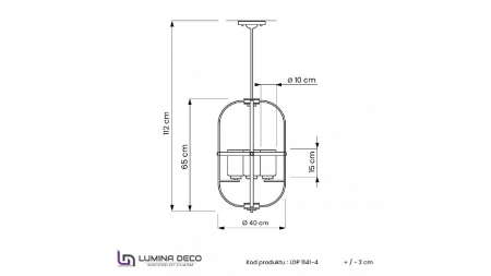 Lumina Deco LDP 1141-4 BK+MD