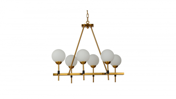 Подвесная люстра Lumina Deco Aldono LDP 7004-6 MD+BK