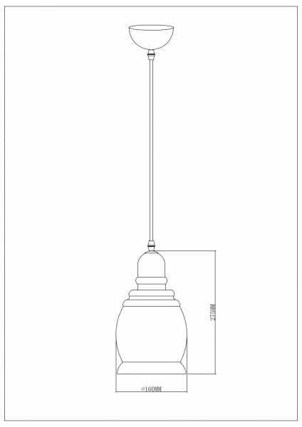 Подвесной светильник Escada Fireside 1101/1