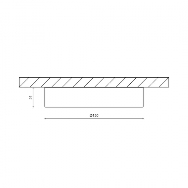 Накладной светильник DesignLed KH-R120-9-WW 007788