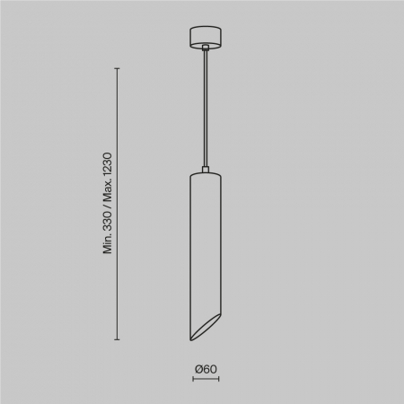 Maytoni P044PL-01-30GU10-W