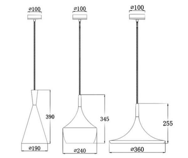 Подвесной светильник ImperiumLoft Dairy Light Beat 74577-22
