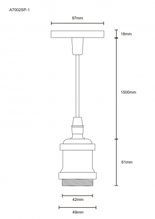 Arte Lamp A7002SP-1BC