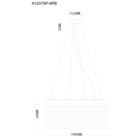 Arte Lamp A1037SP-6PB