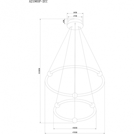 Arte Lamp A2196SP-2CC
