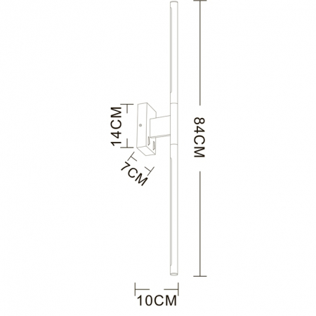Arte Lamp A2029AP-1CC
