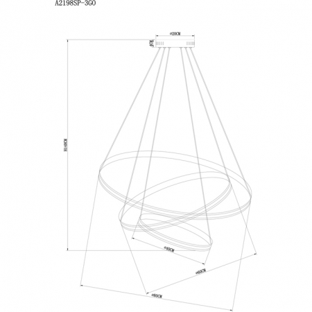 Arte Lamp A2198SP-3GO