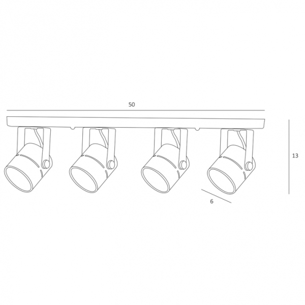 Спот Arte Lamp Mizar A1311PL-4BK
