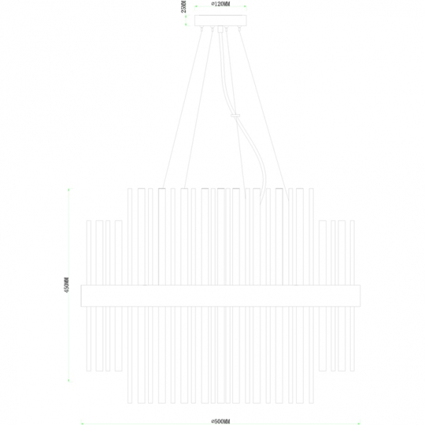 Подвесная люстра Arte Lamp Montreal A1034SP-12CC