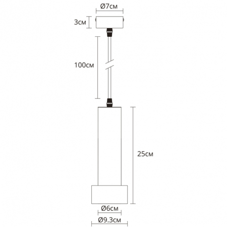 Arte Lamp A3147SP-1BK