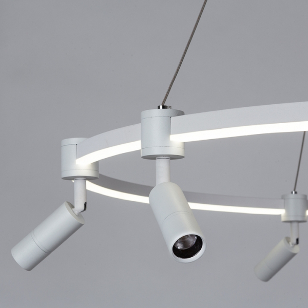 Подвесная люстра Arte Lamp Ring A2186SP-1WH