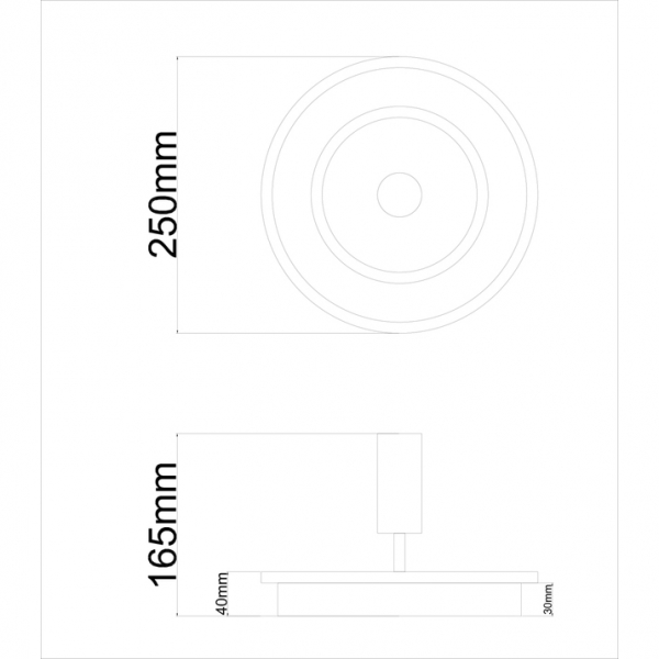 Спот Arte Lamp Tommy A2607AP-20BK