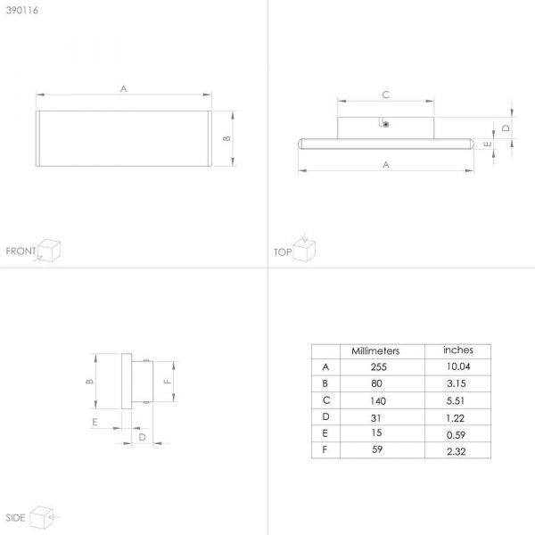 Настенный светильник Eglo Climene 390116