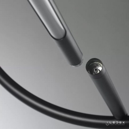 iLedex 8075P/S-18W-3000K MBK-WH