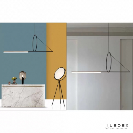 iLedex 8075P/S-18W-3000K MBK-WH