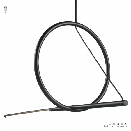 iLedex 8075P/S-18W-3000K MBK-WH