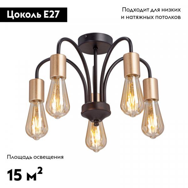 Потолочная люстра Vitaluce V3024-1/5PL