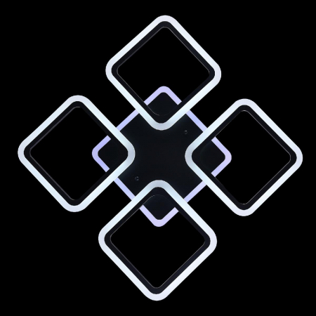 Natali Kovaltseva HIGH-TECH LED LAMPS 82004 BLACK