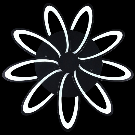 Natali Kovaltseva HIGH-TECH LED LAMPS 82009 BLACK