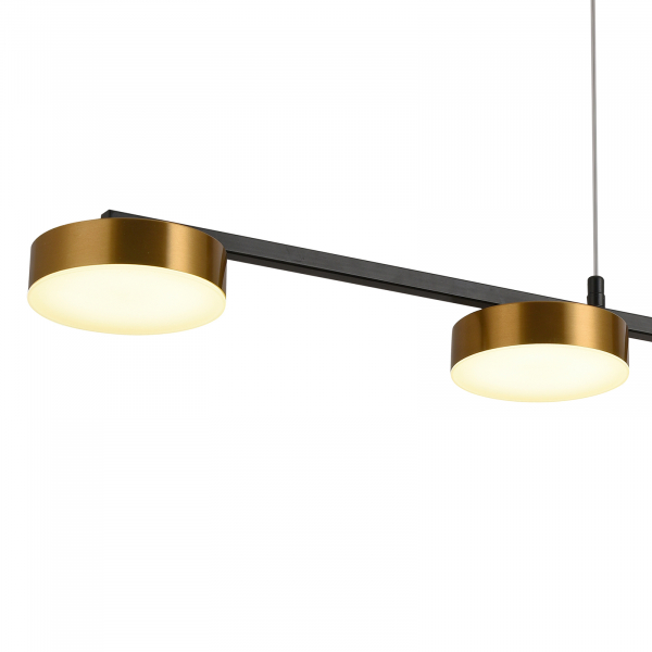 Подвесная люстра Natali Kovaltseva LED LAMPS 81101/4C GOLD BLACK