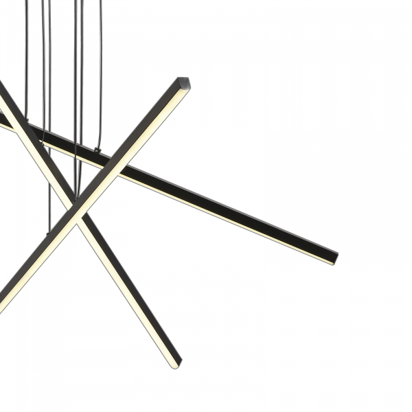 Подвесная люстра Natali Kovaltseva LED LAMPS 81103/3C BLACK