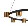 Natali Kovaltseva LED LAMPS 81129/7C BRASS BLACK