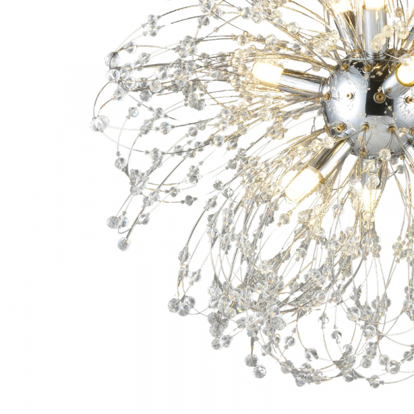 Подвесная люстра Natali Kovaltseva MYSTERY 91004/9C CHROME