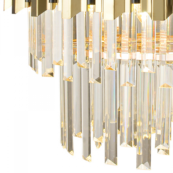 Подвесная люстра Natali Kovaltseva DELTA II 81449/10C GOLD