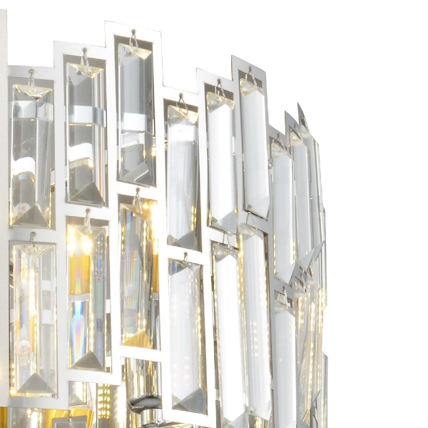 Люстра на штанге Natali Kovaltseva BERNARDY 81445/6C CHROME