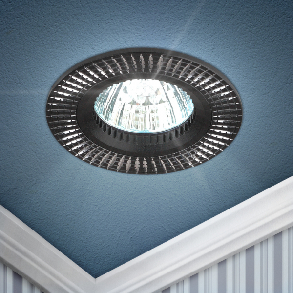 Встраиваемый светильник Эра KL32 AL/BK/1 Б0049563