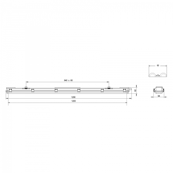 Настенно-потолочный светильник Эра SPP-102-0-002-120 Б0052438