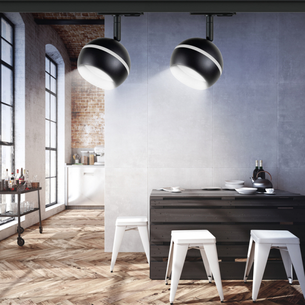 Трековый светильник Эра TR47 - GX53 BK Б0054156