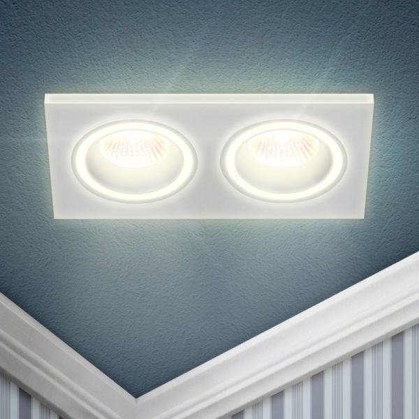 Встраиваемый светильник Эра DK92 WH Б0054362