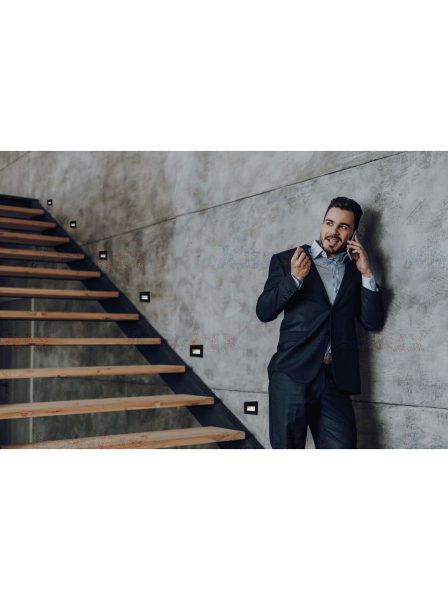 Подсветка для лестниц и ступеней Kanlux Glasi Led 3W P WW-B 33691