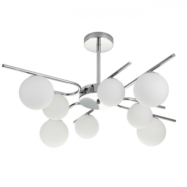 Люстра на штанге Escada Sphere 642/8P Silver