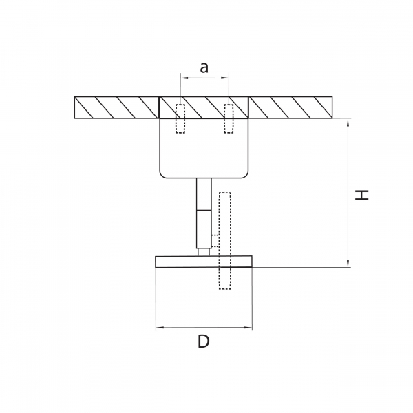 Основание для светильника Lightstar Rullo 590010