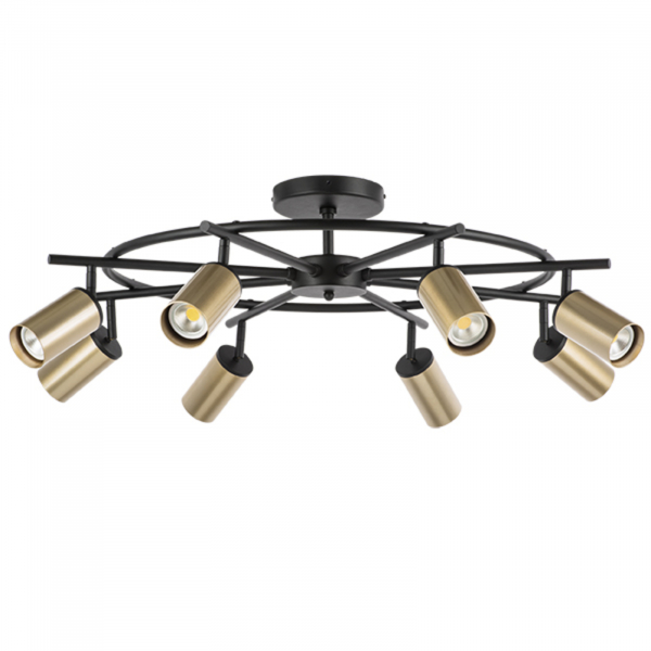 Люстра на штанге Lightstar Rullo LR718408 (571718+214440-8)