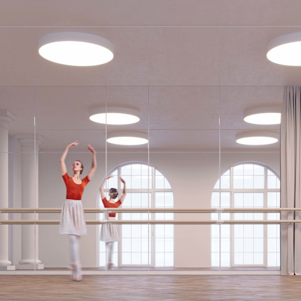 Потолочный светильник Arlight SP-PLATO-R1000-115W Warm3000 (BK, 120 deg, 230V) 038929