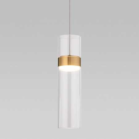 Eurosvet 50244/1 LED латунь/прозрачный