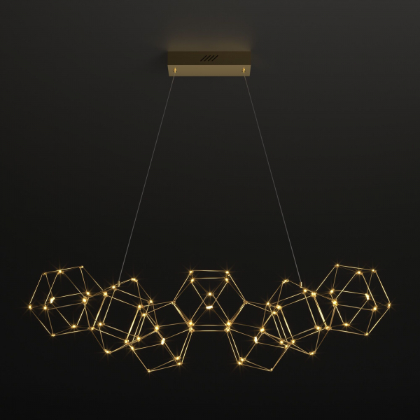 Подвесная люстра Eurosvet Uma 90168/7 медь a061145