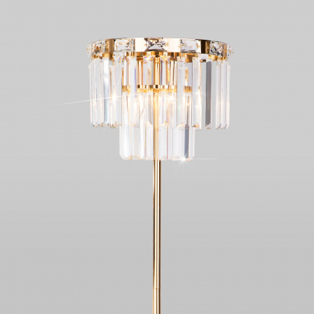 Eurosvet 01137/3 золото/прозрачный хрусталь Strotskis