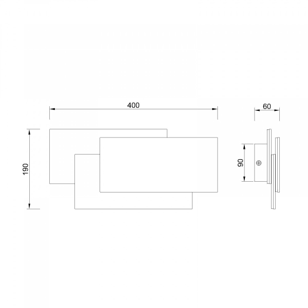 Настенный светильник Mantra Tahiti 8089