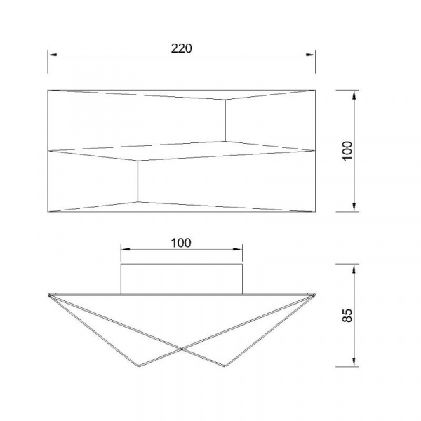 Настенный светильник Mantra Fuji 8157