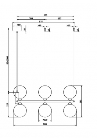 Maytoni MOD013PL-06BS1